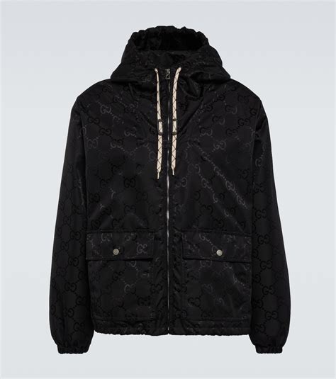 black striped gucci jacket|Gucci off the grid jacket.